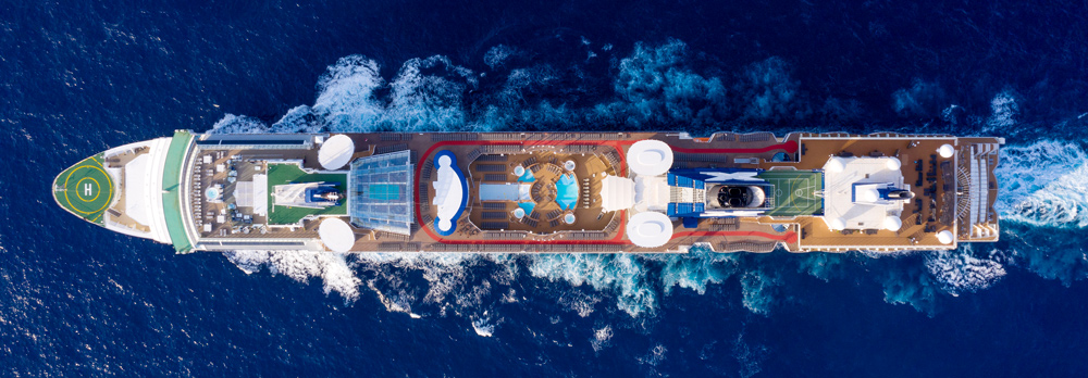Celebrity Summit Aerial Photo